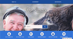 Desktop Screenshot of nyecounty.net